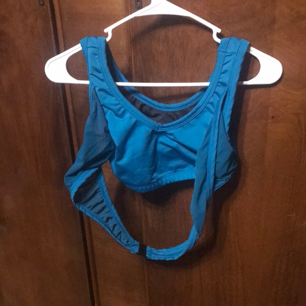 Blue five dancewear top